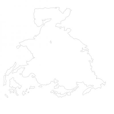 亚洲大陆地图Dwg