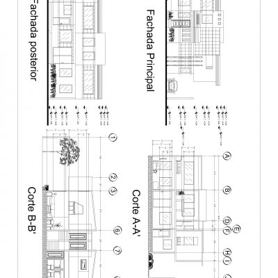 半住宅房屋图纸