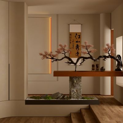 室内景观 植物造景 玄关小品