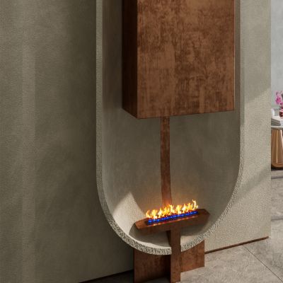 中式 中古风 小洞天 弧形 入户 隔断 端景 玄关