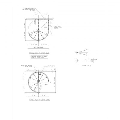 旋转楼梯图纸下载