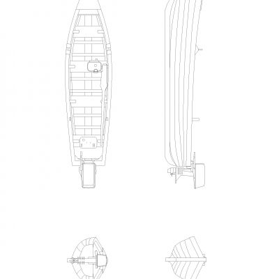 摩托艇详图图纸下载