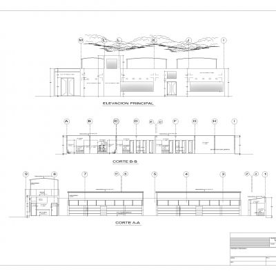小型综合体育馆Dwg项目
