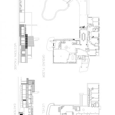 带泳池的别墅项目Dwg下载