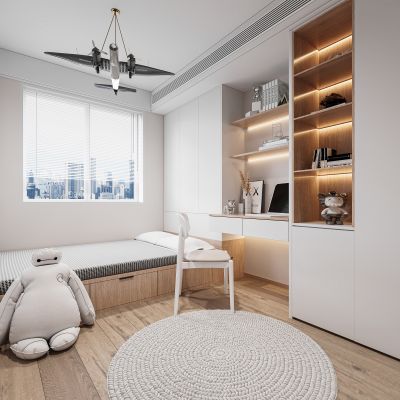 现代榻榻米卧室