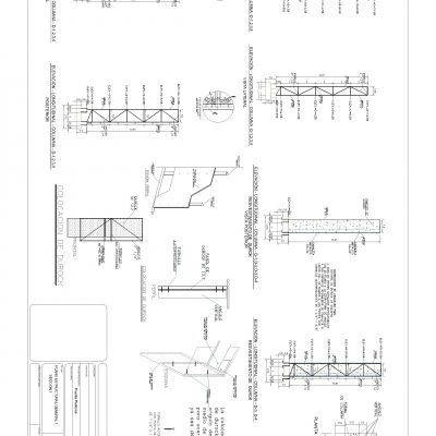 人行天桥Autocad详图