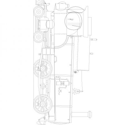历史机车图纸下载