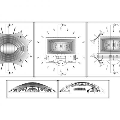 体育场图纸项目