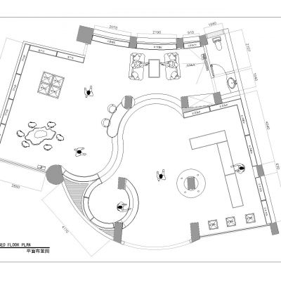 茶叶专卖店CAD平面图