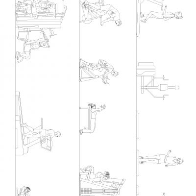 健身房图纸项目cad施工图