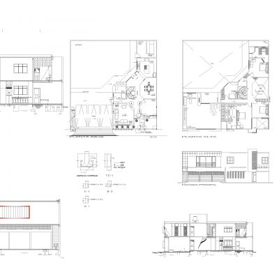 豪华住宅建筑项目自由图纸