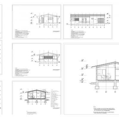 平房住宅详图Dwg下载