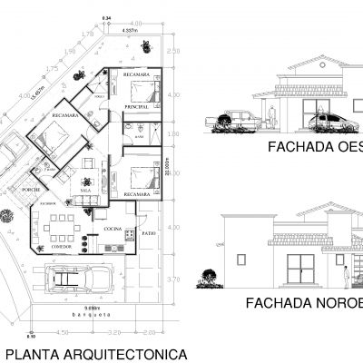 现代平房项目图纸