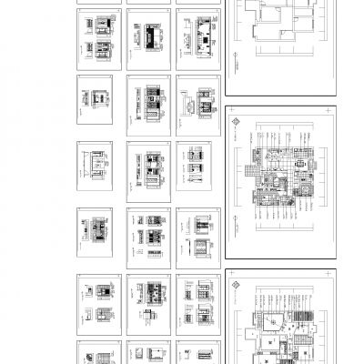 单一住宅装修图纸