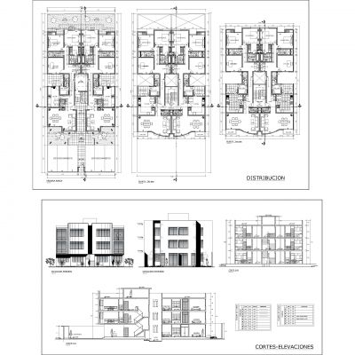 住宅项目3层电气建筑图纸