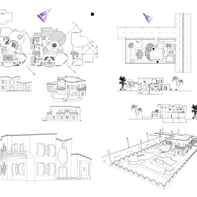 豪华别墅Dwg项目