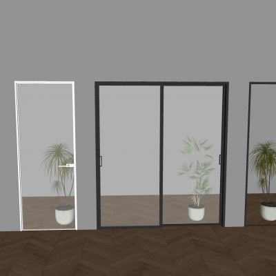 磨砂玻璃单开门 长虹玻璃平开门 玻璃推拉门 厨房卫生间玻璃门