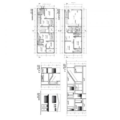迷你屋建筑电气i̇nstallation详图项目图纸