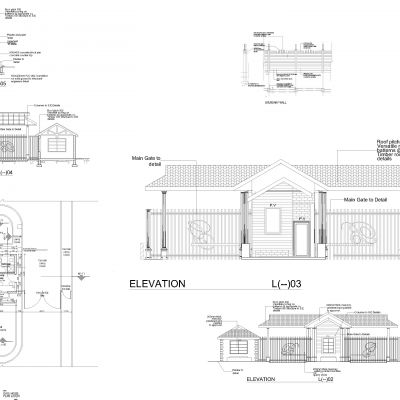警卫室绘制Autocad图纸