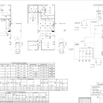 光伏房屋电气项目Dwg文件