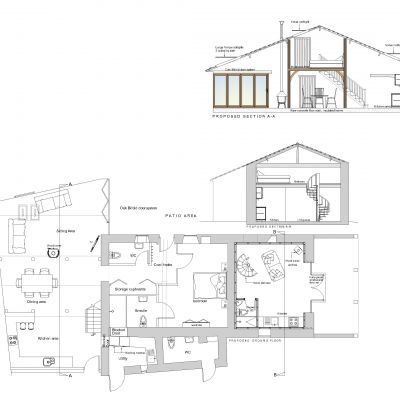谷仓屋Autocad项目
