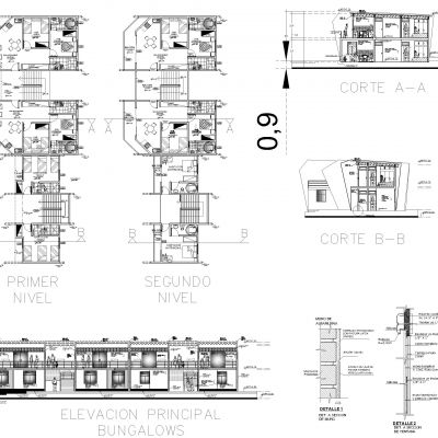 双层平房项目图纸