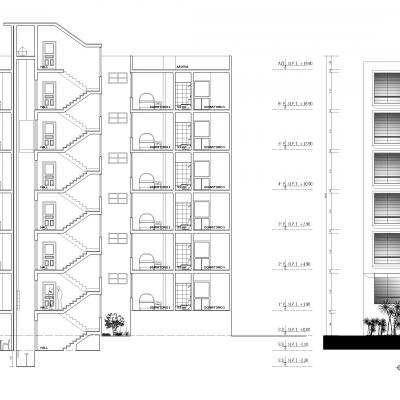 公寓6层建筑项目