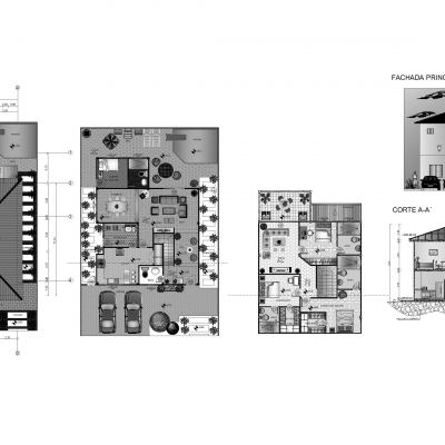 家庭平房Dwg文件
