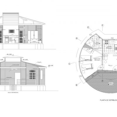 圆形平房项目图纸