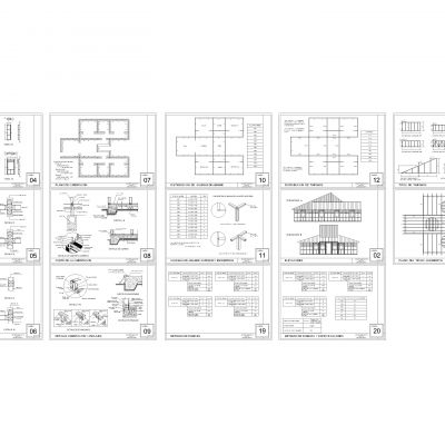 建筑木结构建筑图纸