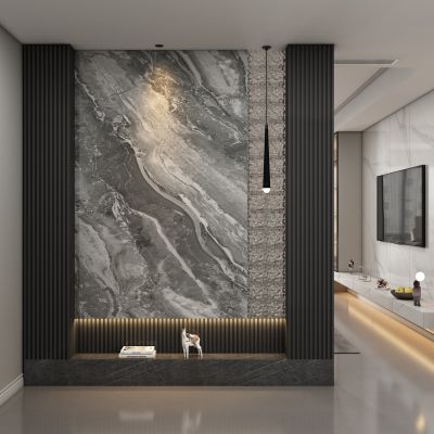 现代玄关过道 隔断