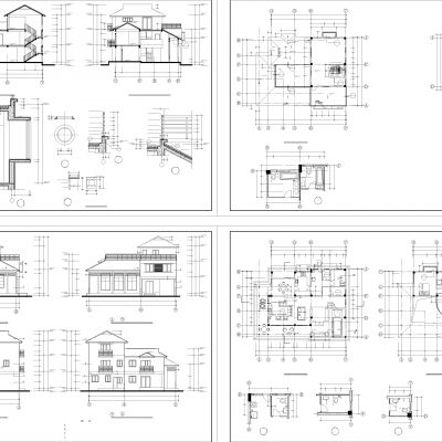 豪华别墅度假Dwg项目