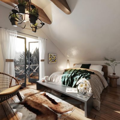 中古风阁楼卧室