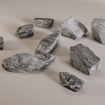 现代石头 景观石 岩石 石块