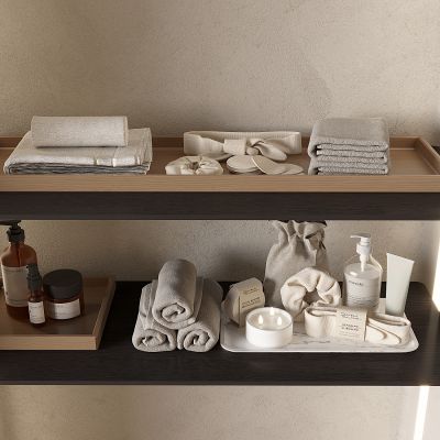 现代洗浴用品 洗漱用品 毛巾浴巾 卫浴洗护用品 护肤品 香薰