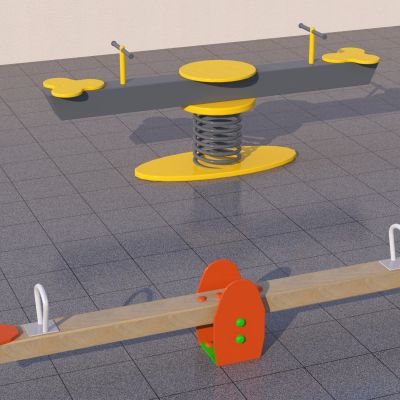 现代儿童器材组合