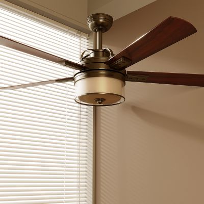中古风风扇灯 侘寂风吊扇灯 电扇吊灯 餐厅风扇灯