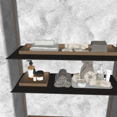 现代洗浴用品 洗漱用品 毛巾浴巾 卫浴洗护用品 护肤品 香薰