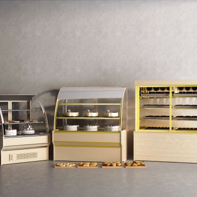 现代面包柜 蛋糕