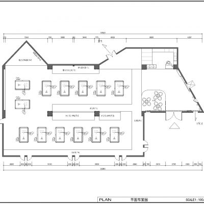 台球厅CAD平面图