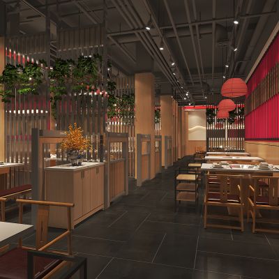 新中式饭店 火锅店