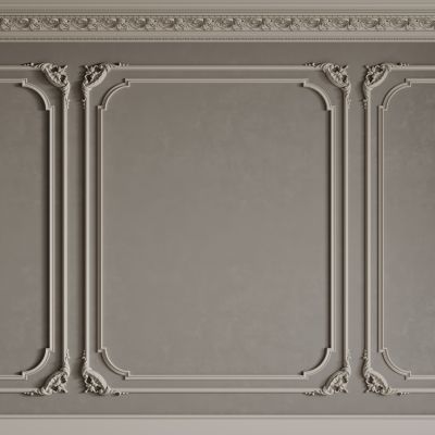 法式背景墙 法式护墙板 法式雕花线条