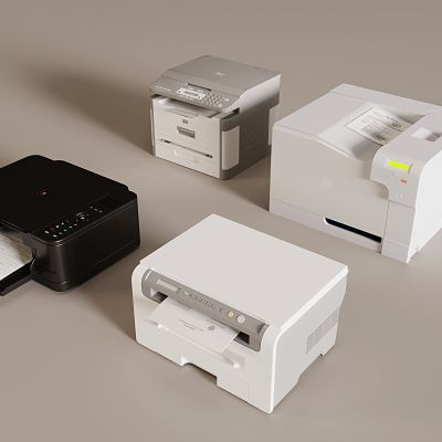 现代智能打印机 复印机 扫描仪 激光打印机 办公用品 传真机