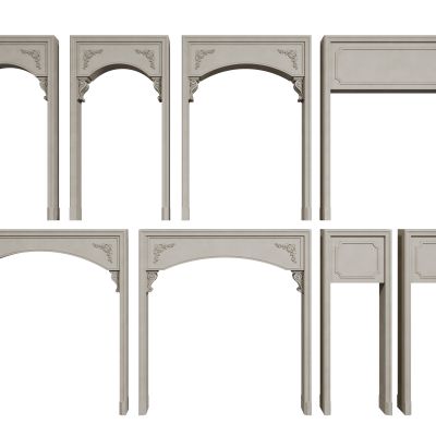 法式门套 欧式门套 垭口 雕花门楣 雕花门套