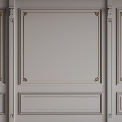 法式背景墙 法式护墙板 法式雕花线条