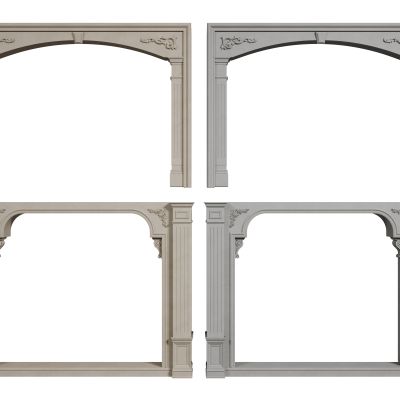 法式门套 欧式门套 垭口 雕花门楣 雕花门套