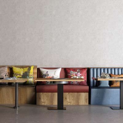 工业风卡座 餐桌