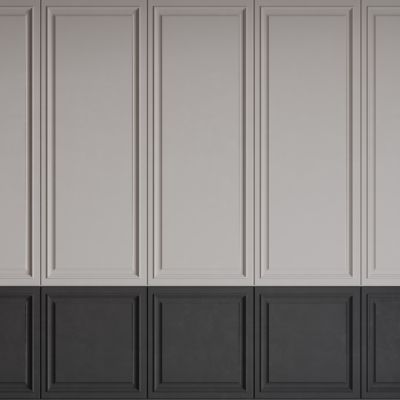 法式背景墙 法式护墙板 法式雕花线条