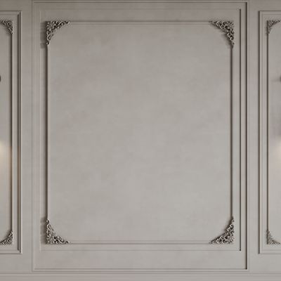 法式背景墙 法式护墙板 法式雕花线条