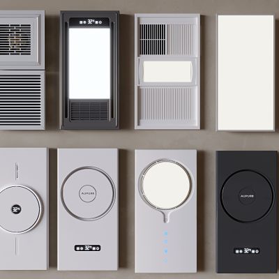 现代浴霸 风暖机 集成浴霸 排风取暖器 凉霸